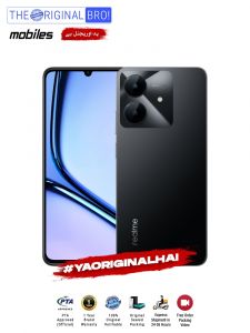 Realme Note 60x - 3GB RAM - 64GB Storage - PTA Approved - 12 Months Warranty - Black - The Original Bro Mobiles - TOB33